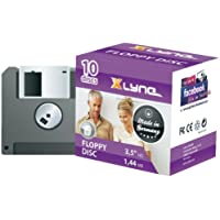 Xlyne Disco 1-44 MB Floppy Disc 10-Pack